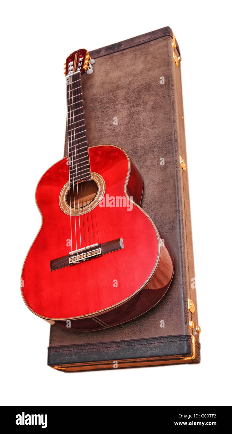 Acoustic guitar. Stock Photo