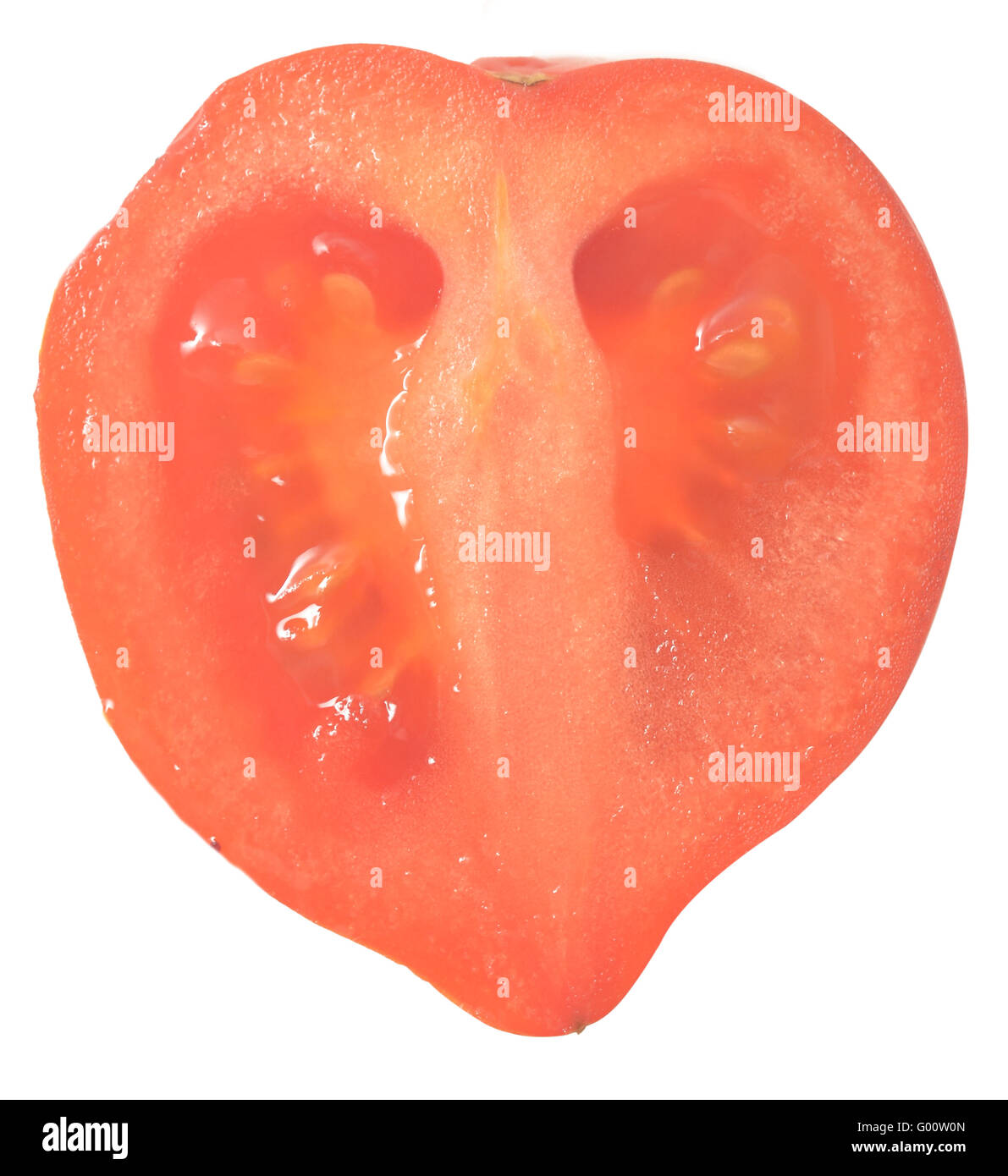 Cut tomato heart shape Cut Out Stock Images & Pictures - Alamy