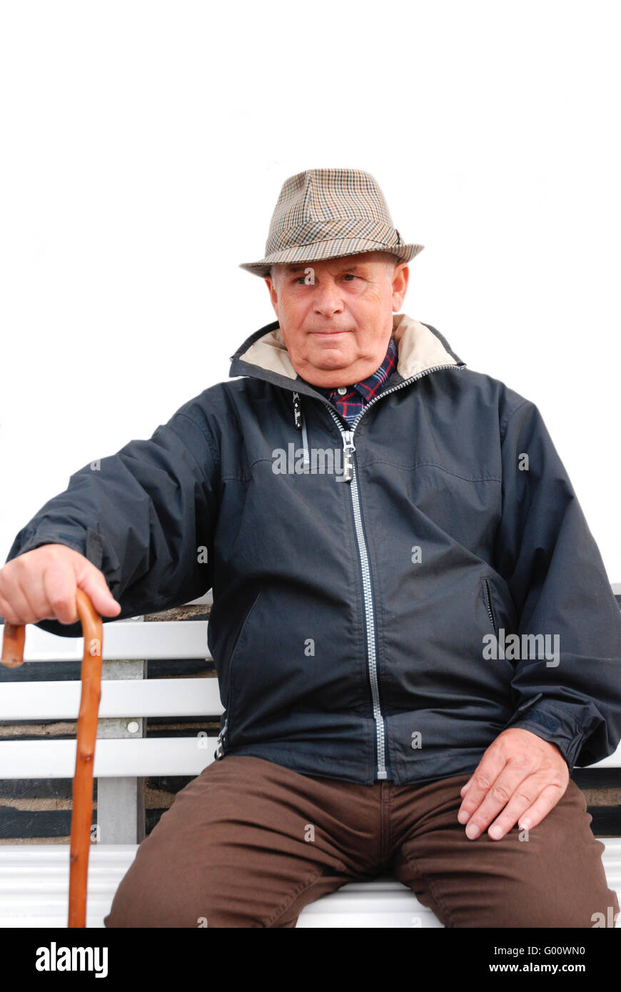 Pension older man hi-res stock photography and images - Alamy