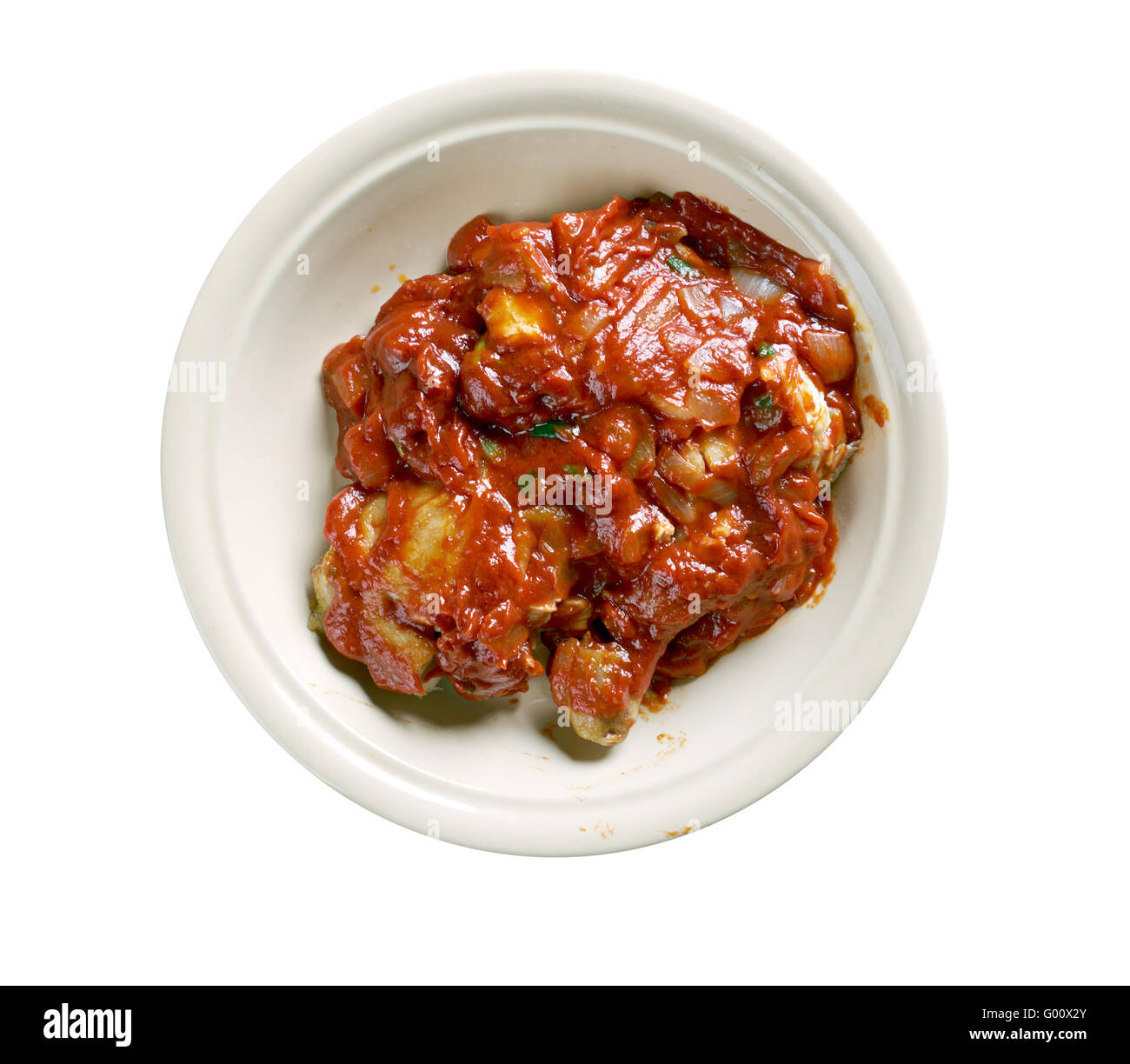 Nigerian Chicken Stew Tomato Based stew Stock Photo Alamy