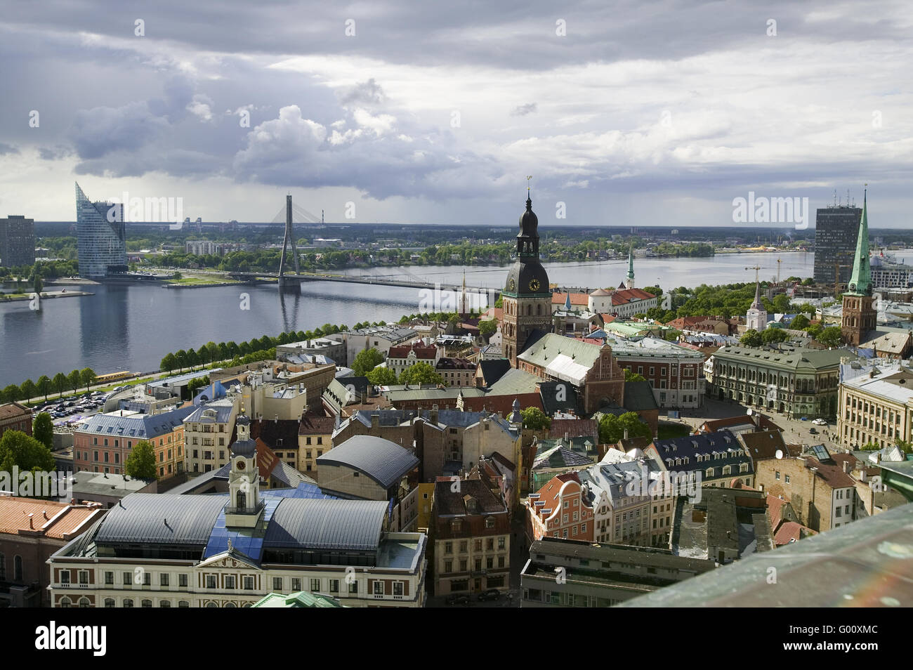 city of Riga, Lettland Stock Photo