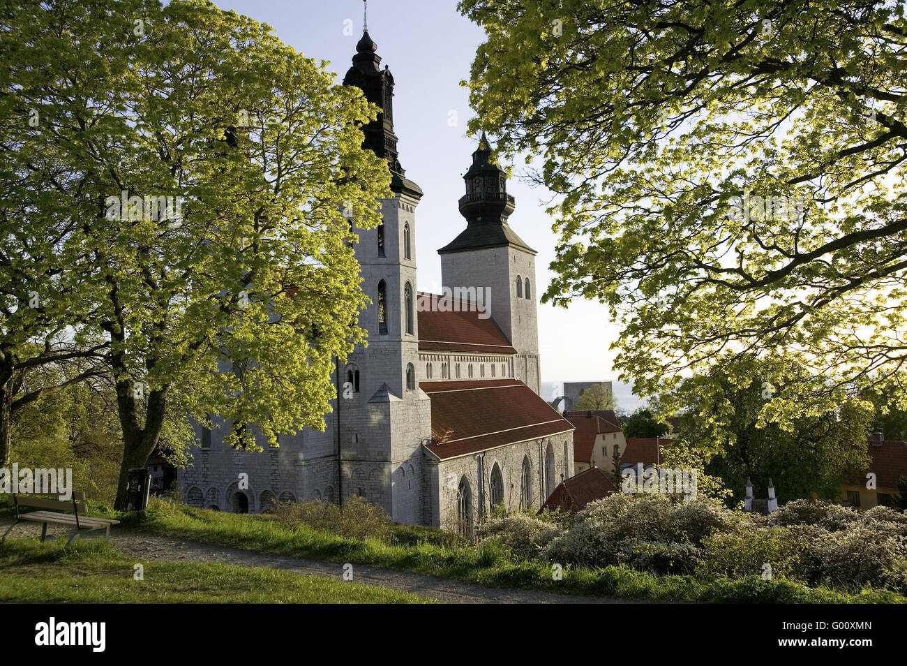 medieval church of Visby, Gotland, Sweden Stock Photo