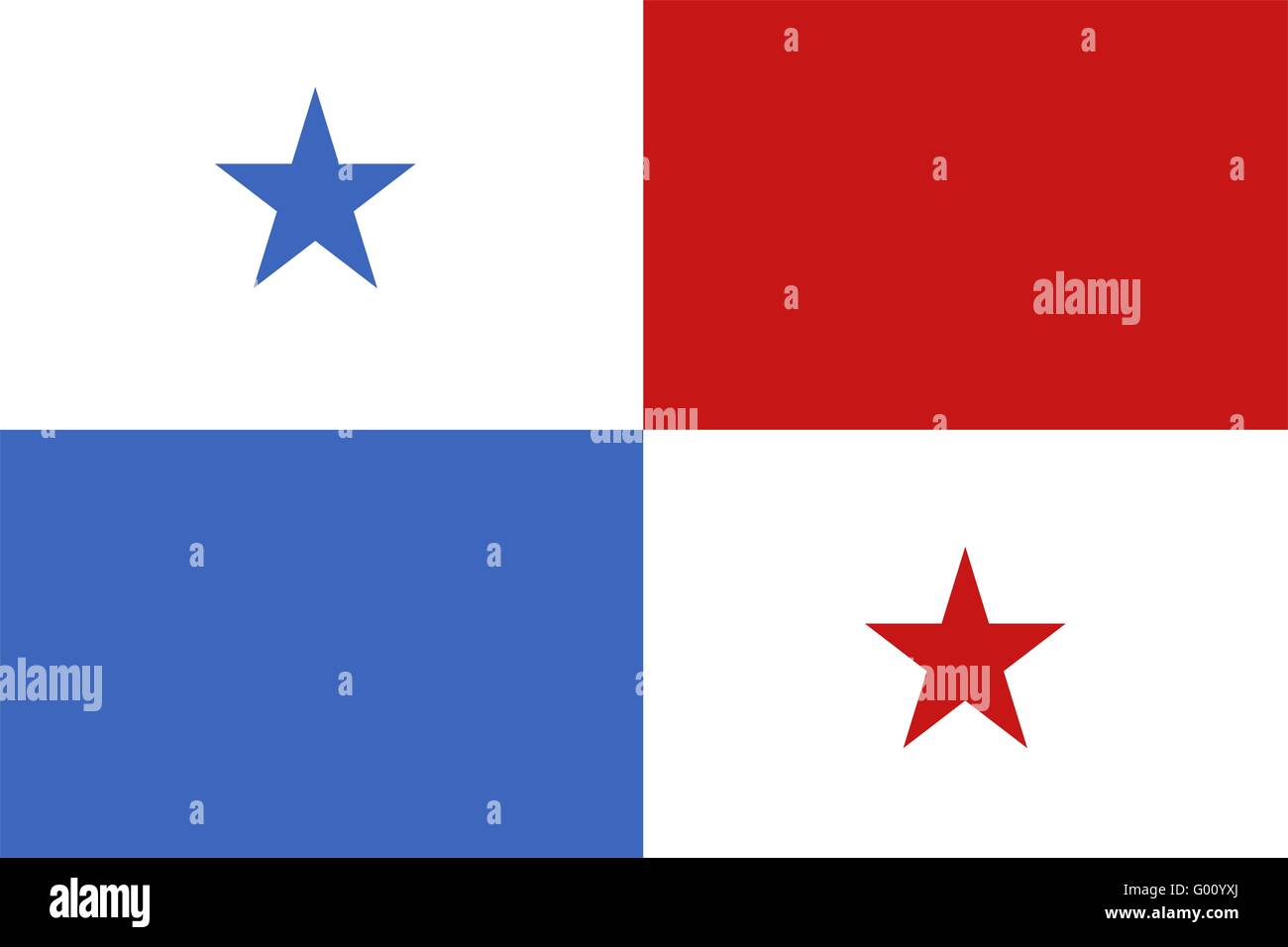 Flag Of Panama Stock Photo