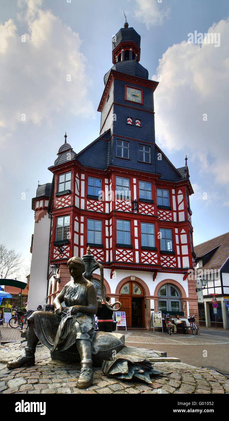 Lorsch old town hall Stock Photo