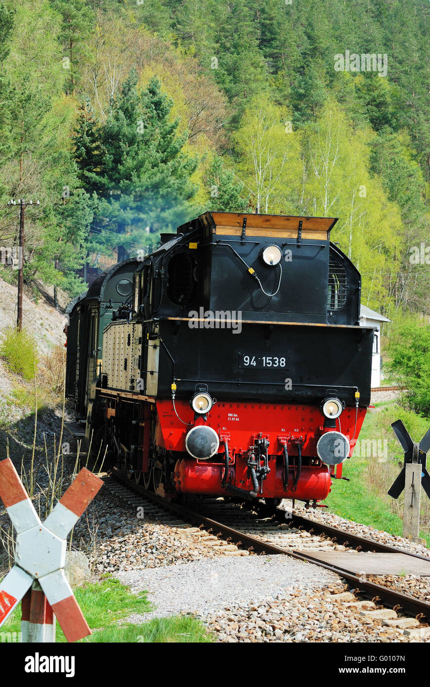 Steam locomotive BR94 Stock Photo - Alamy