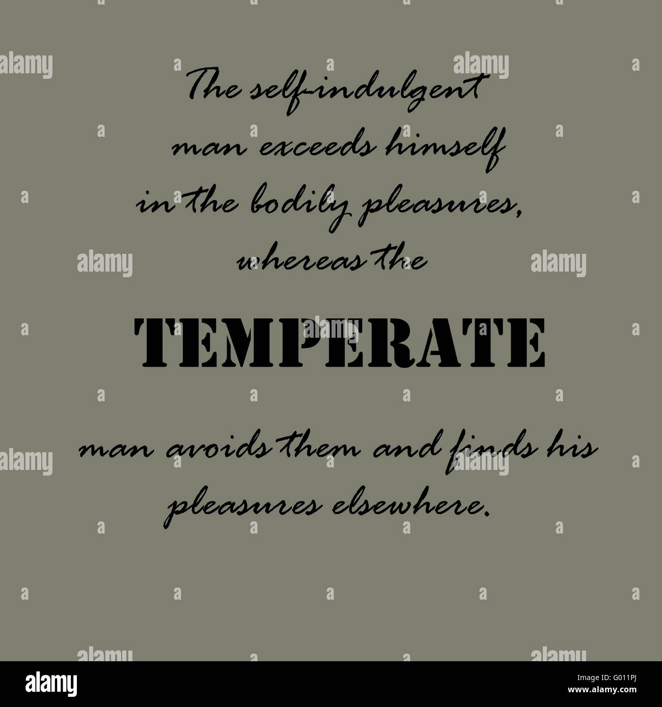Aristotle Quotes. The selfindulgent man Stock Vector Image & Art Alamy
