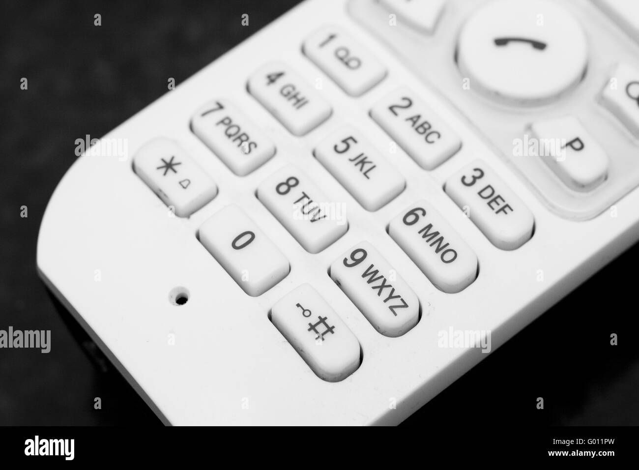 Telefon Tastatur Black and White Stock Photos & Images - Alamy