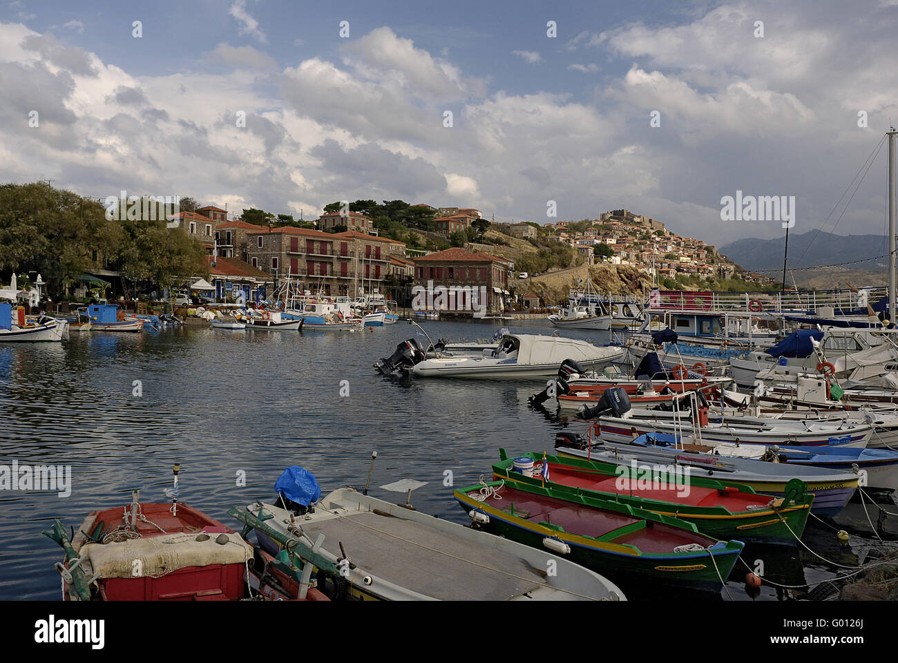 small harbour Stock Photo