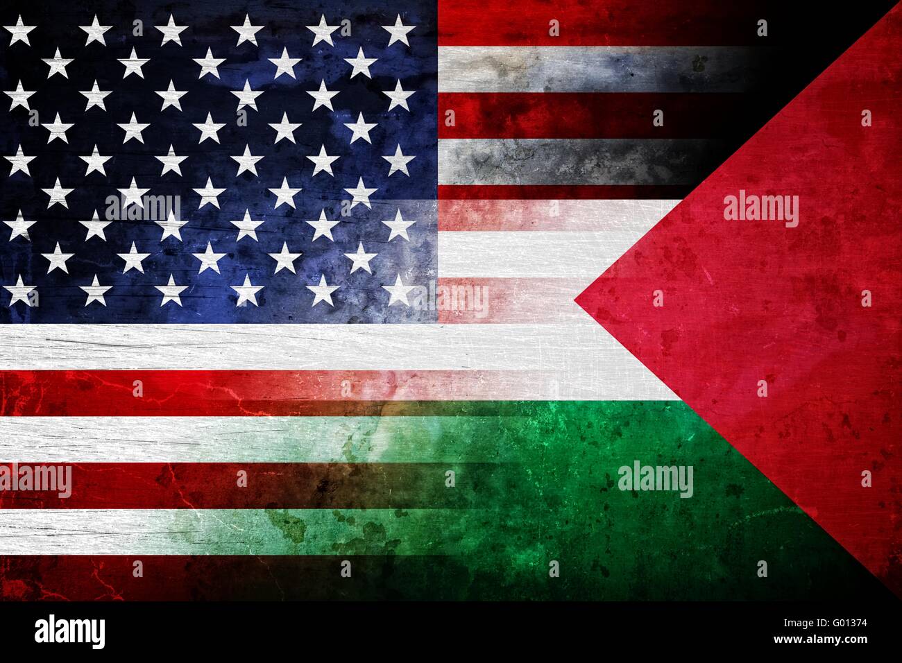 USA and Palestine Stock Photo - Alamy