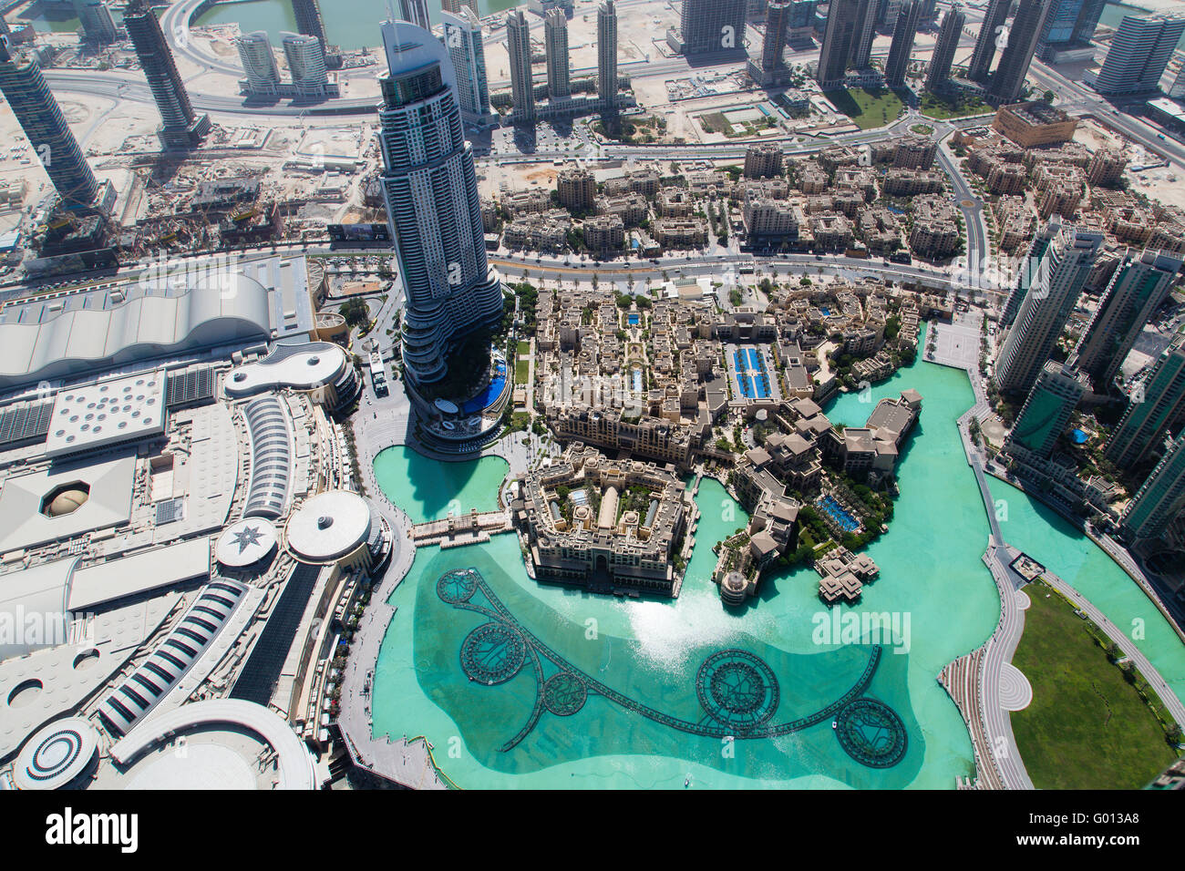 Dubai Mall View Stock Photo Alamy