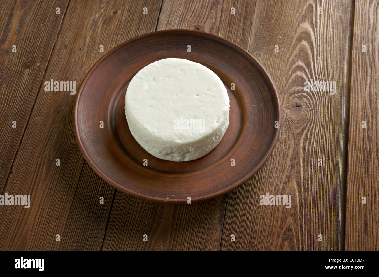 Circassian cheese Stock Photo