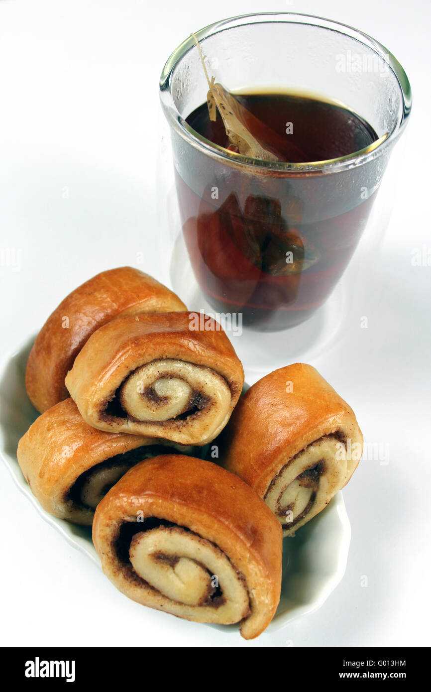 Cookies and Tea Stock Photo