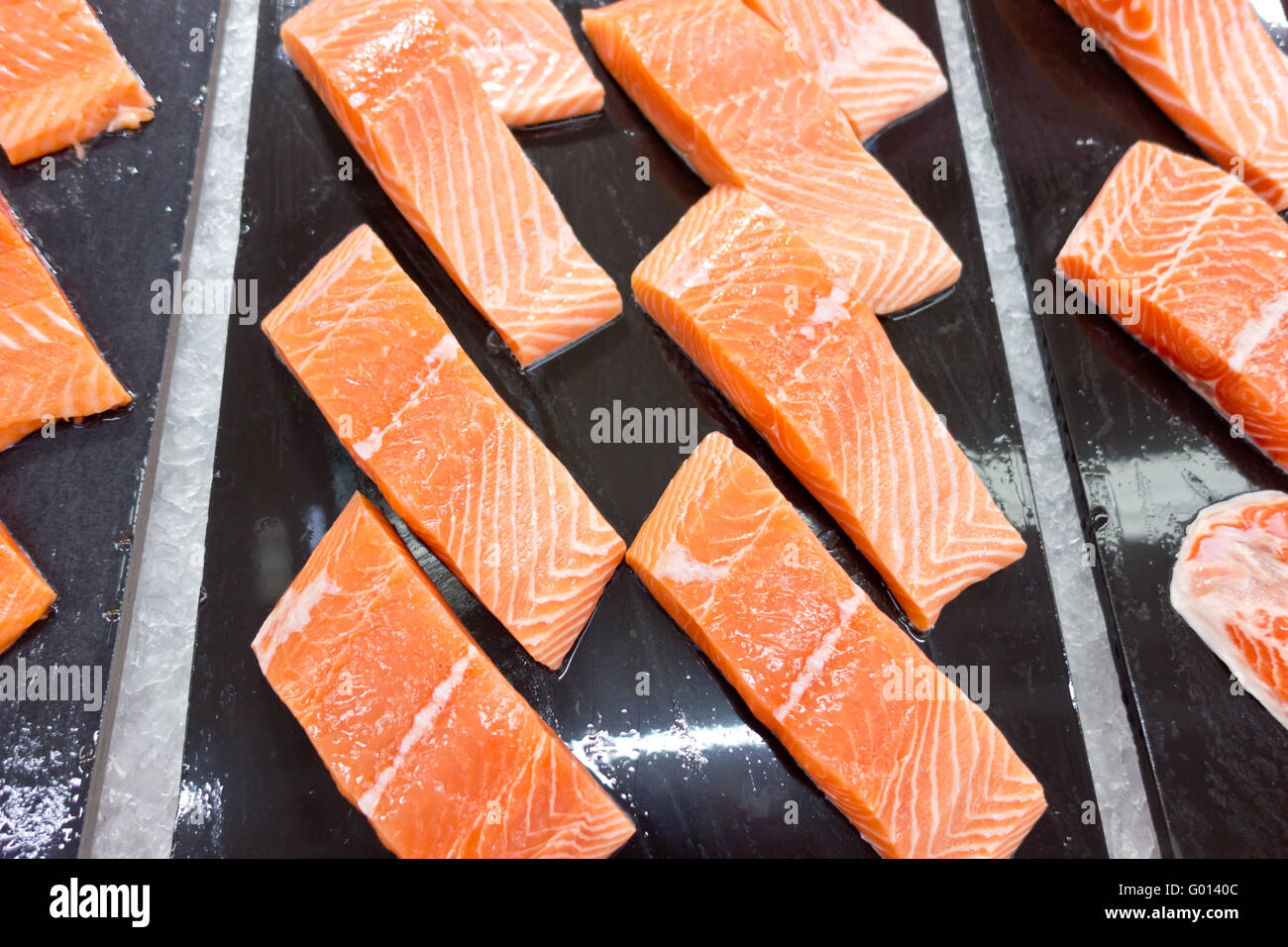 close up shot of red fish Stock Photo
