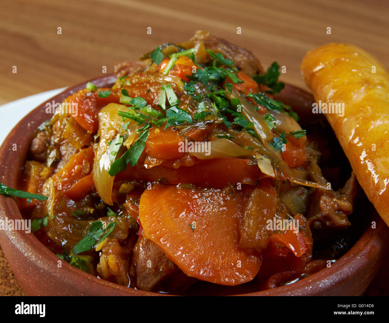Chanakhi lamb stew Stock Photo - Alamy
