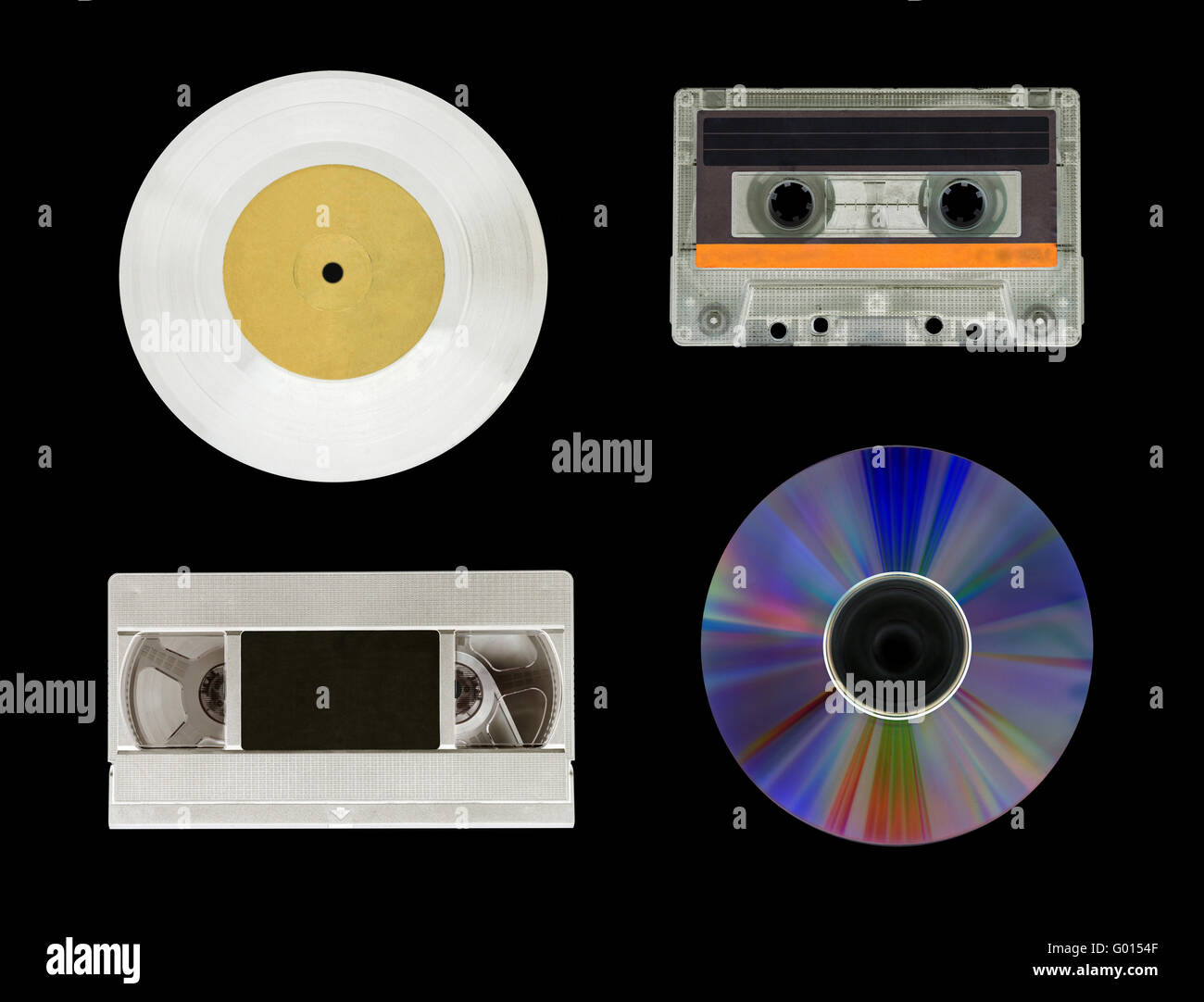 history of sound recording. inversion Stock Photo Alamy