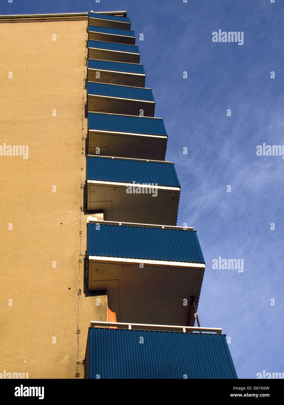 Balconies Stock Photo