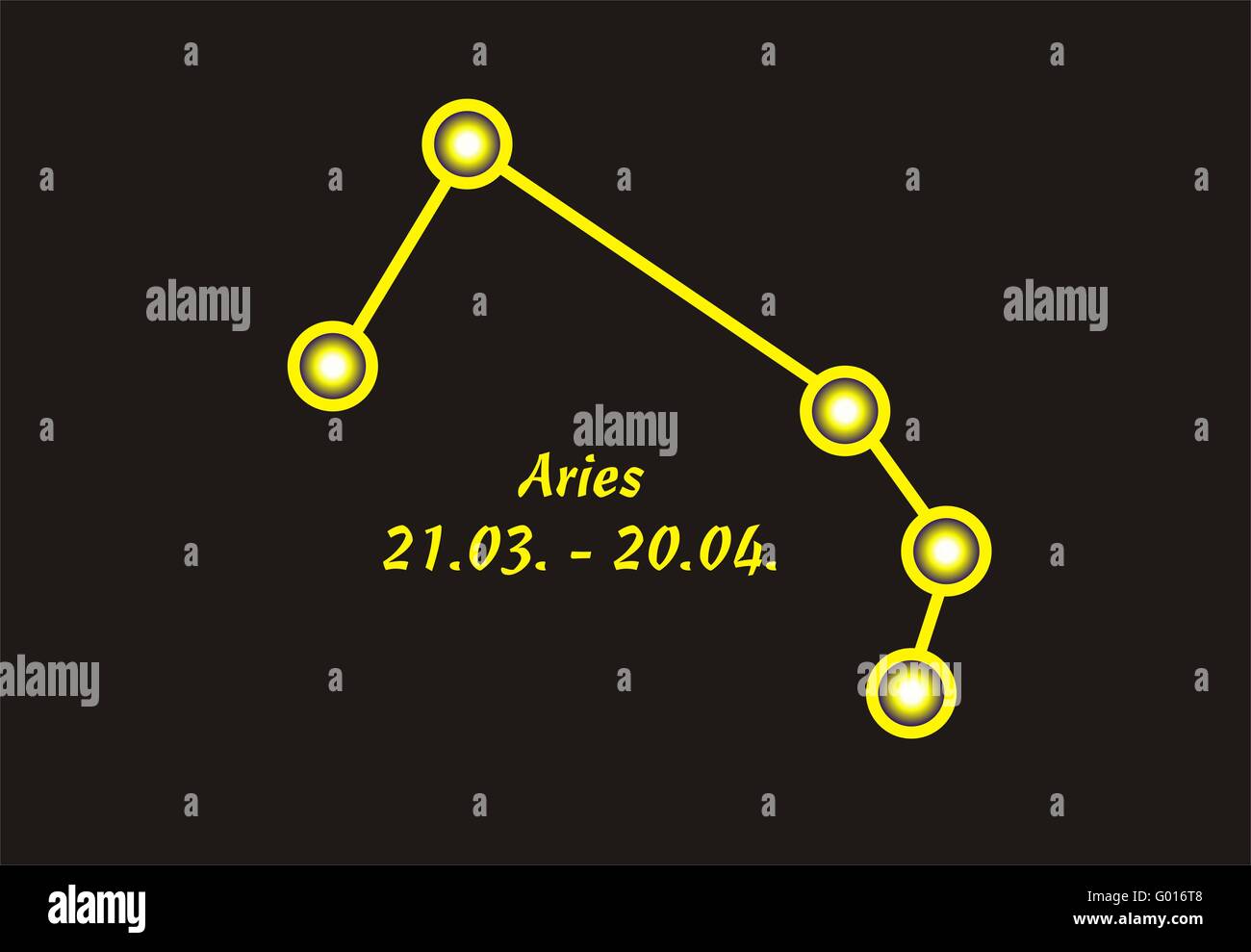 Sign of the zodiac aries Stock Photo - Alamy