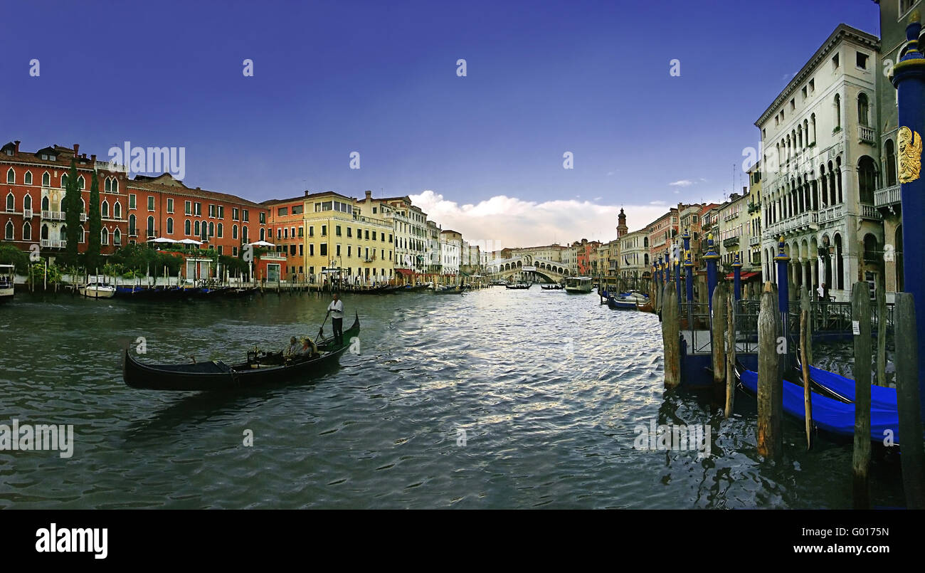 Venice Canal Grande Stock Photo