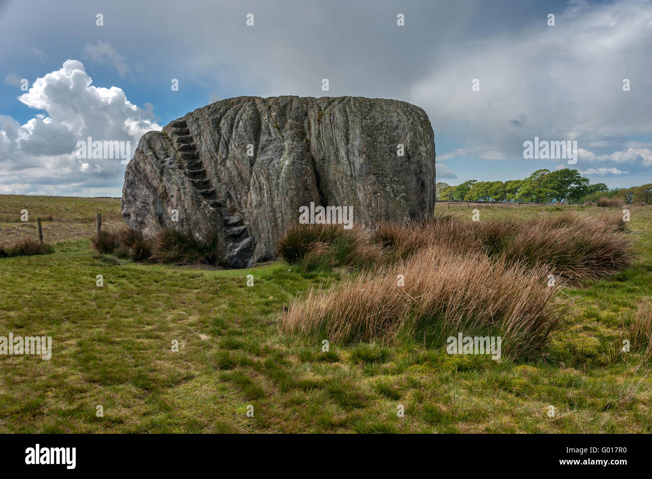 Great Stone of Fourstones near High Bentham in North Yorkshire Stock