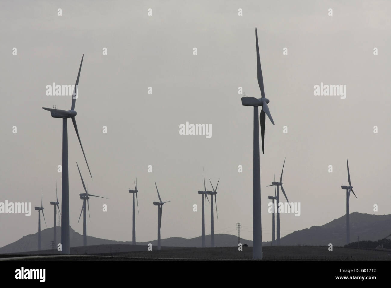 Wind Energy in Andalusia Stock Photo
