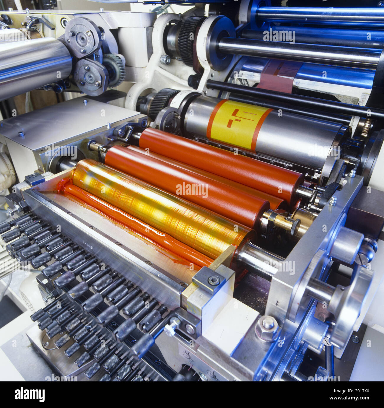 printing machine Stock Photo