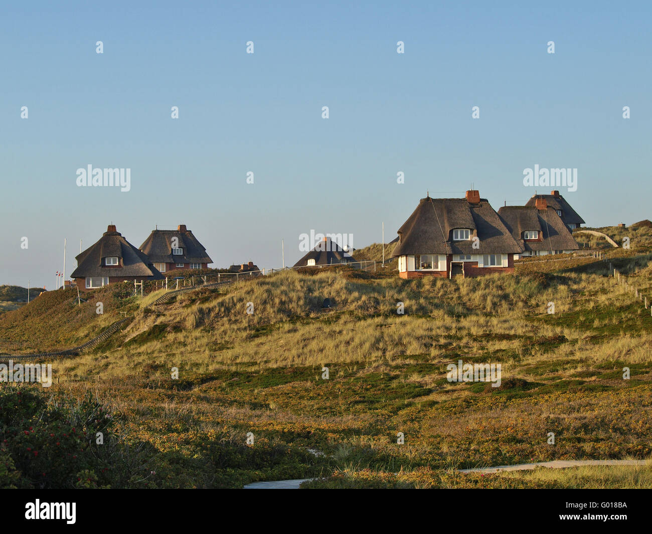 Housing Estate in Hoernum, Germany Stock Photo