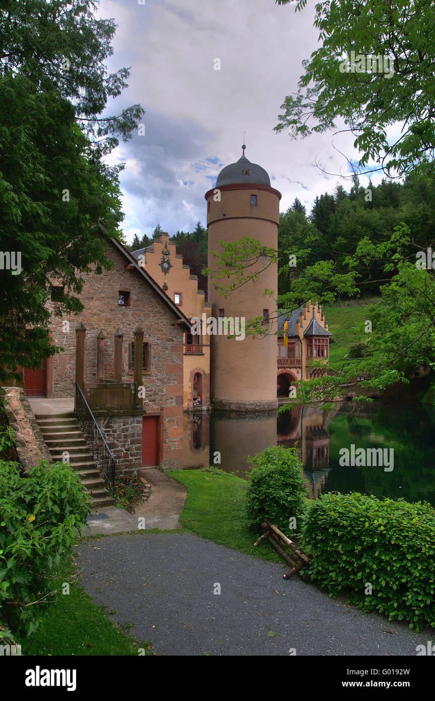 Castle Mespelbrunn Stock Photo