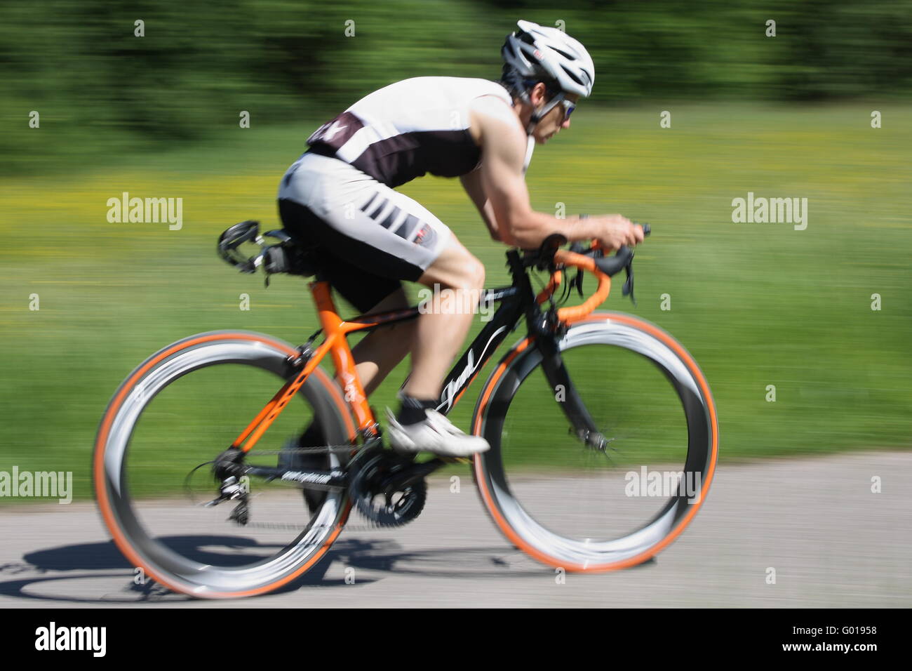 Cyclists Stock Photo