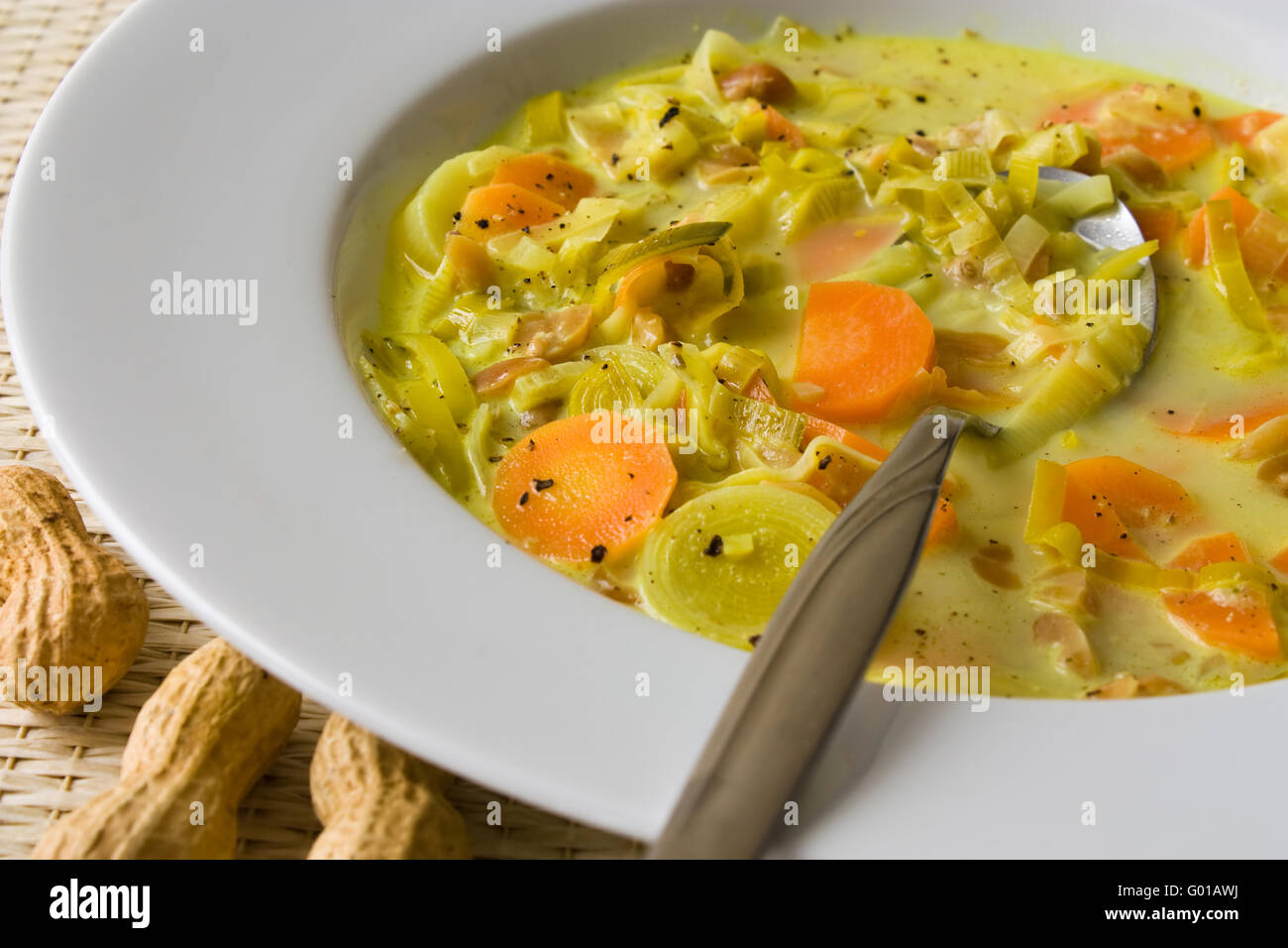 Afrikanische Gemüsesuppe - African Vegetable Soup Stock Photo