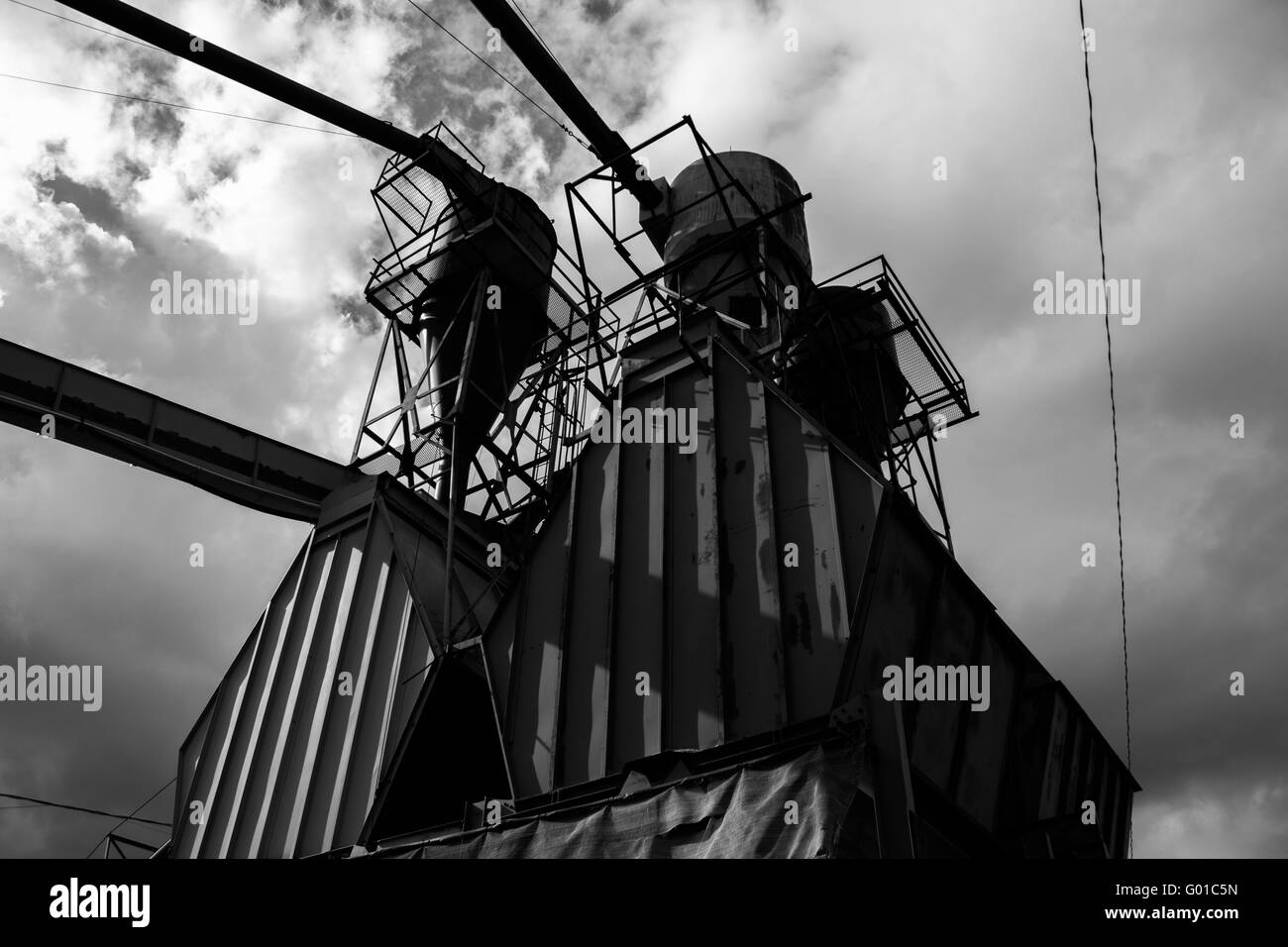 Lumber Mill Machine Stock Photo - Alamy