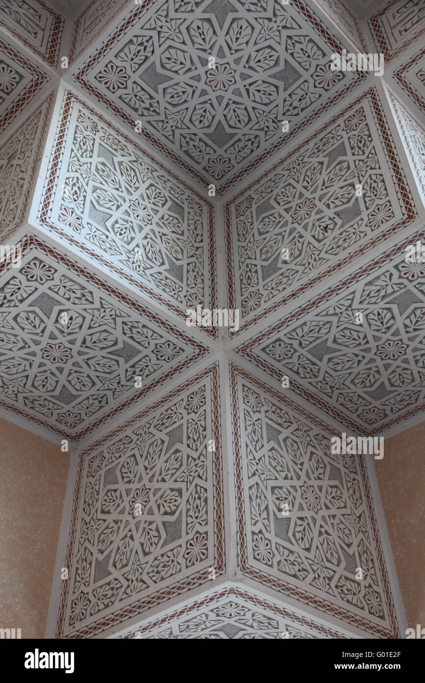Tunisia traditional arabic ornament, decorative Stock Photo