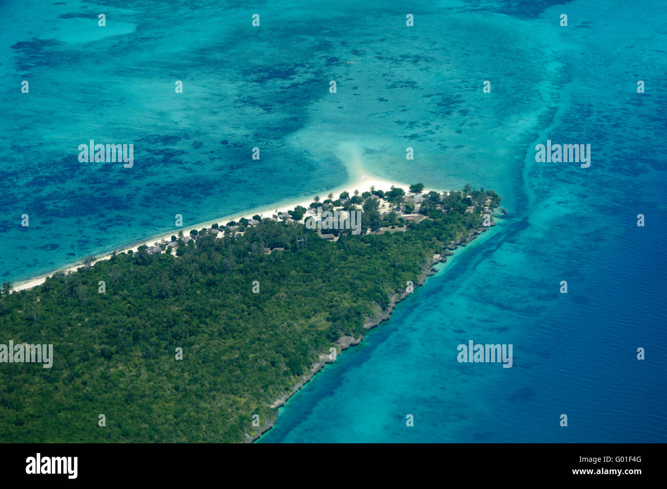 Bawe Island, off Zanzibar Stock Photo
