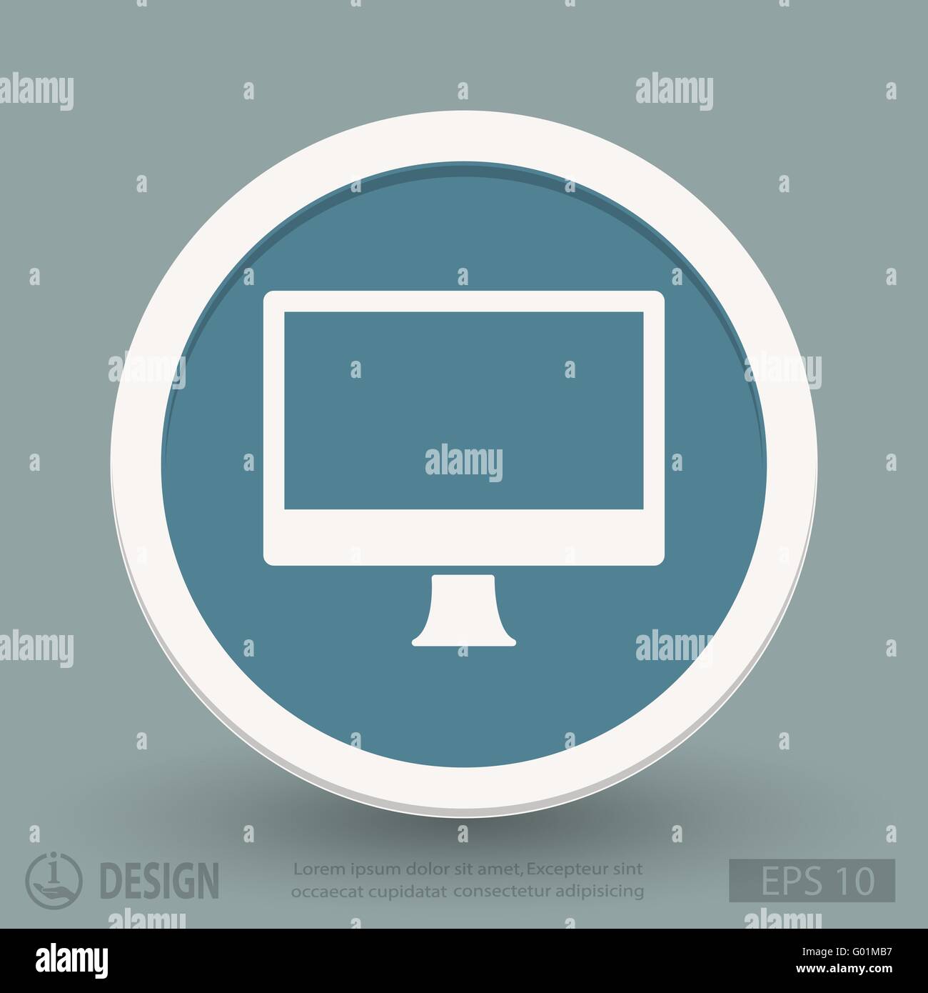 Pictograph of computer Stock Vector Image & Art - Alamy