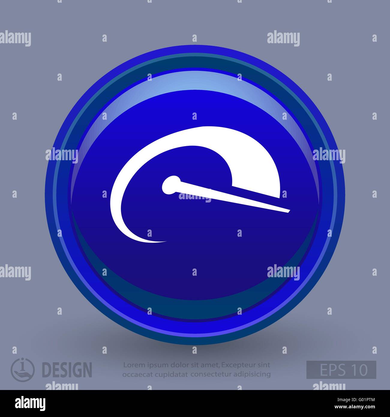 Pictograph of speedometer Stock Vector Image & Art Alamy
