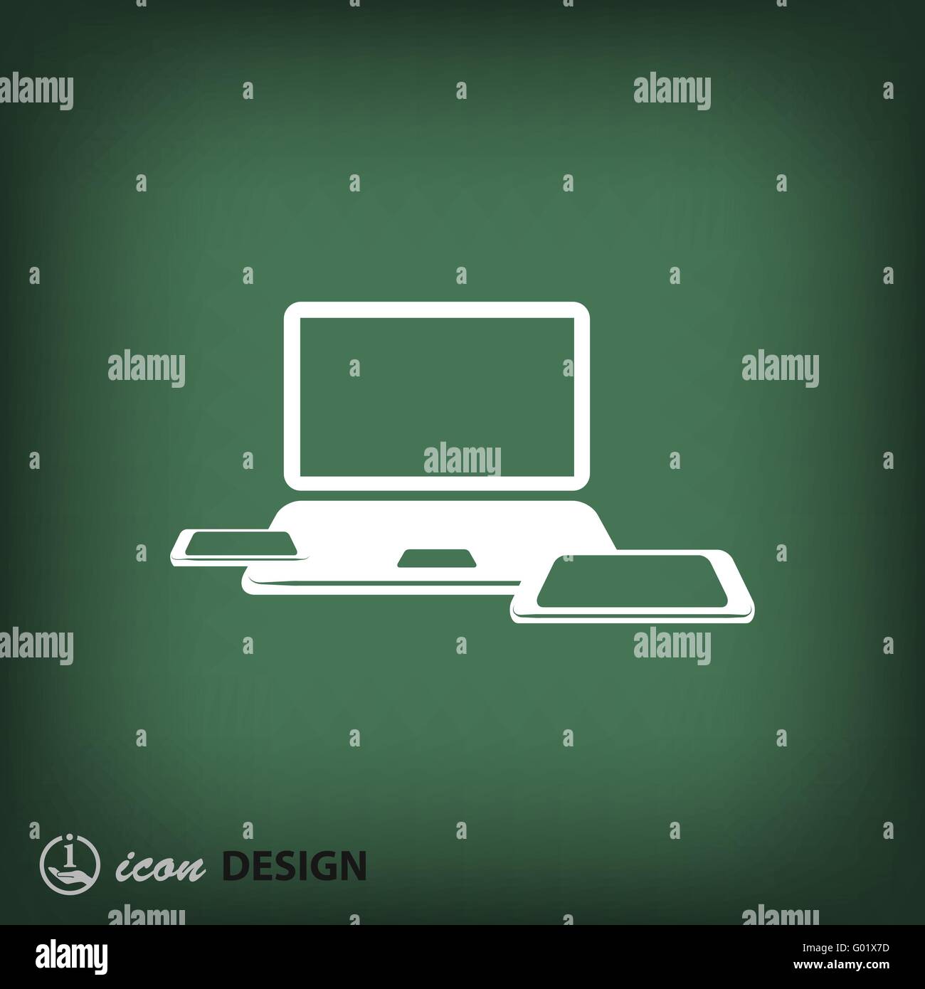 Pictograph of computer Stock Vector Image & Art - Alamy