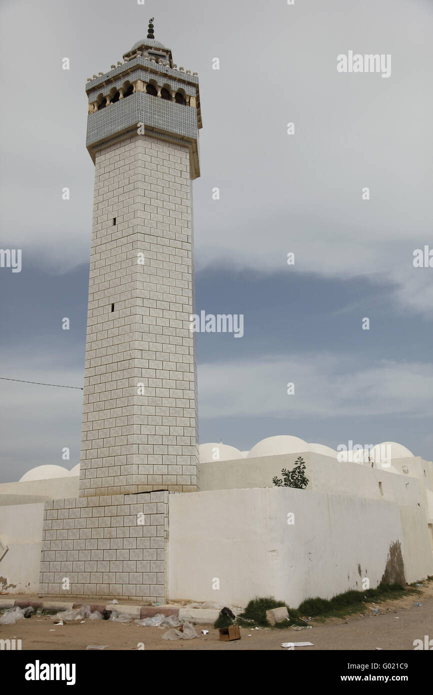 Mosque in Zarzis, Tunisia Stock Photo