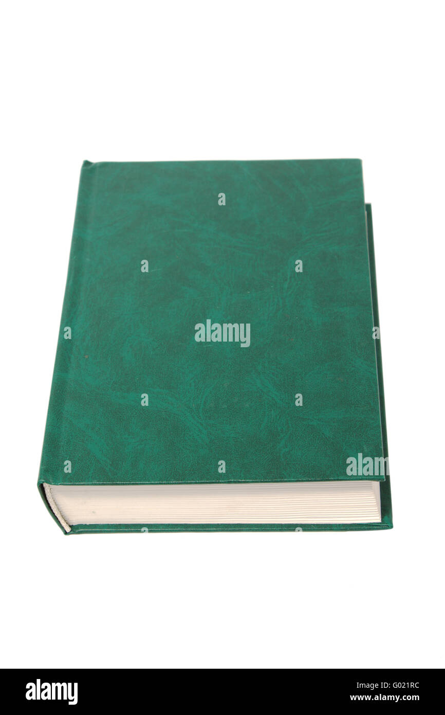 blank green book isolated on white background Stock Photo Alamy
