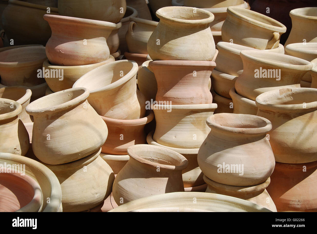 Clay pots Stock Photo Alamy