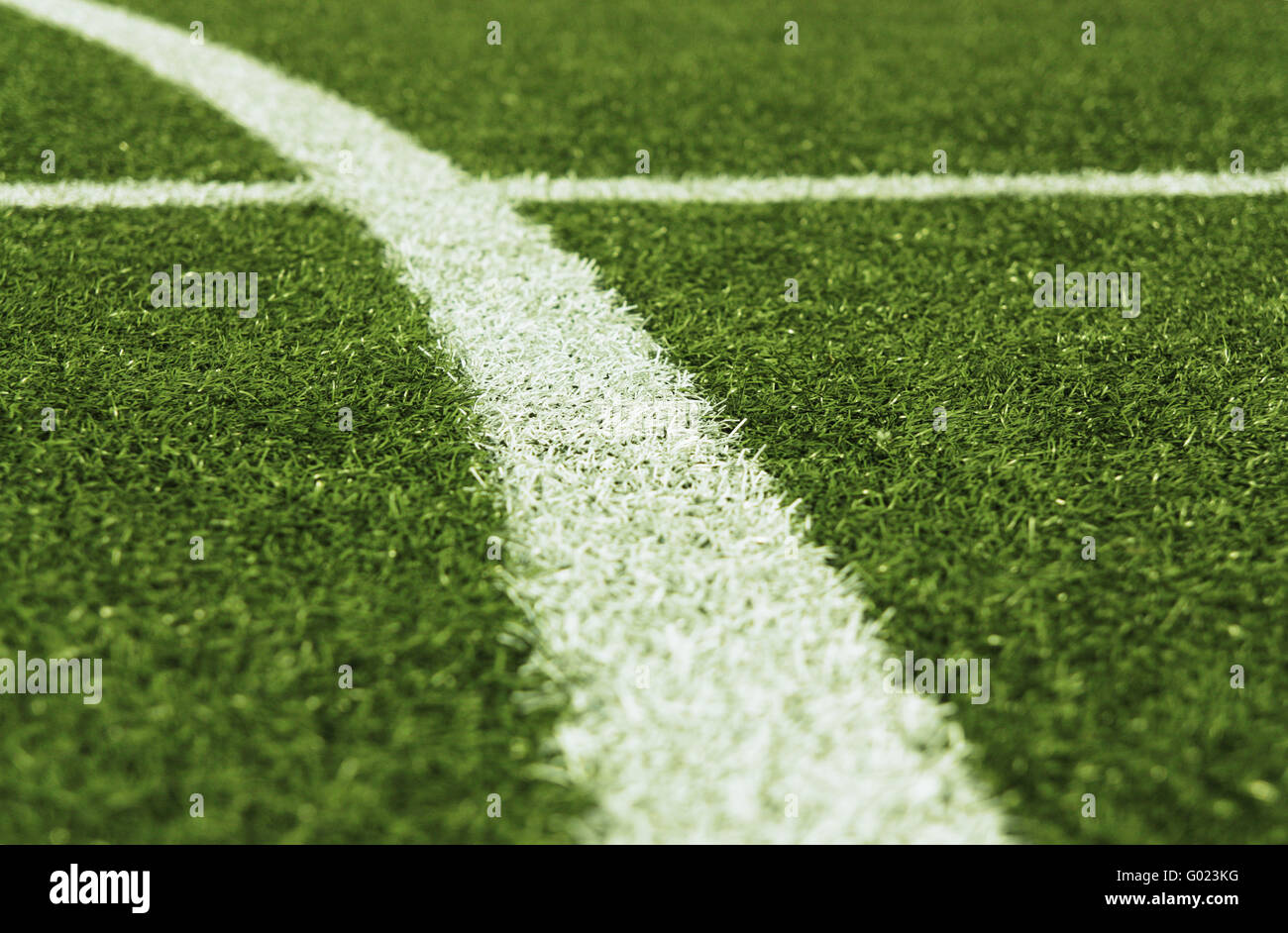 Soccer field turf circles, 6 Stock Photo Alamy