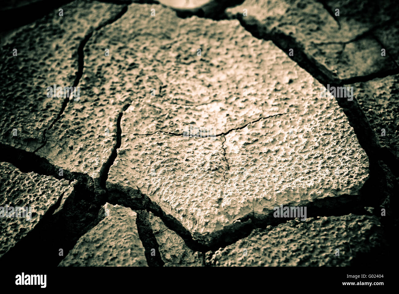 The soil in the fissures appeared on the longterm heat Stock Photo Alamy