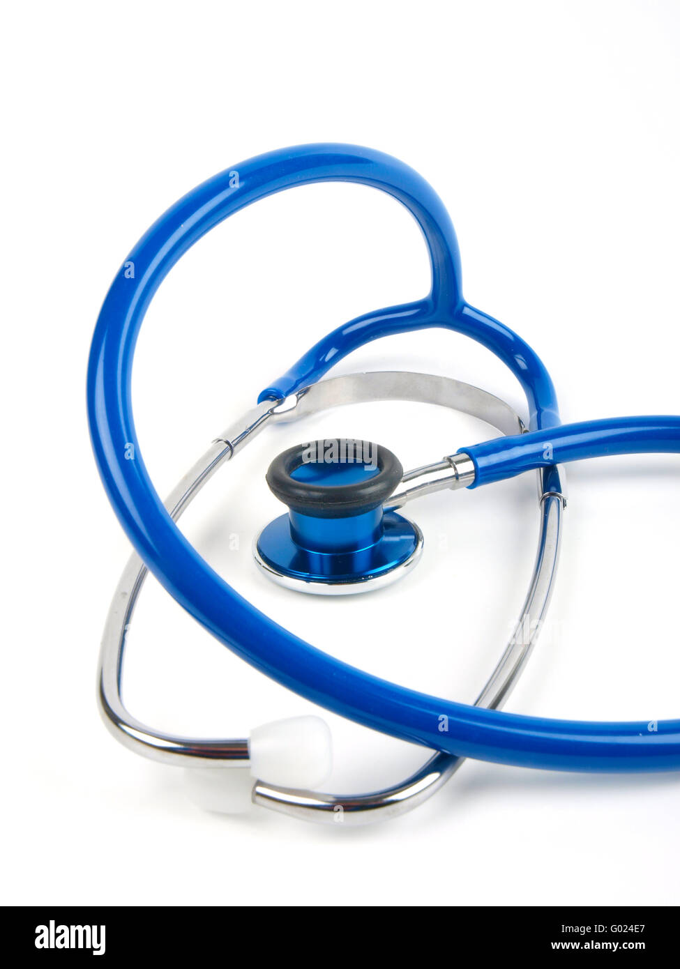 stethoscope on white background Stock Photo - Alamy