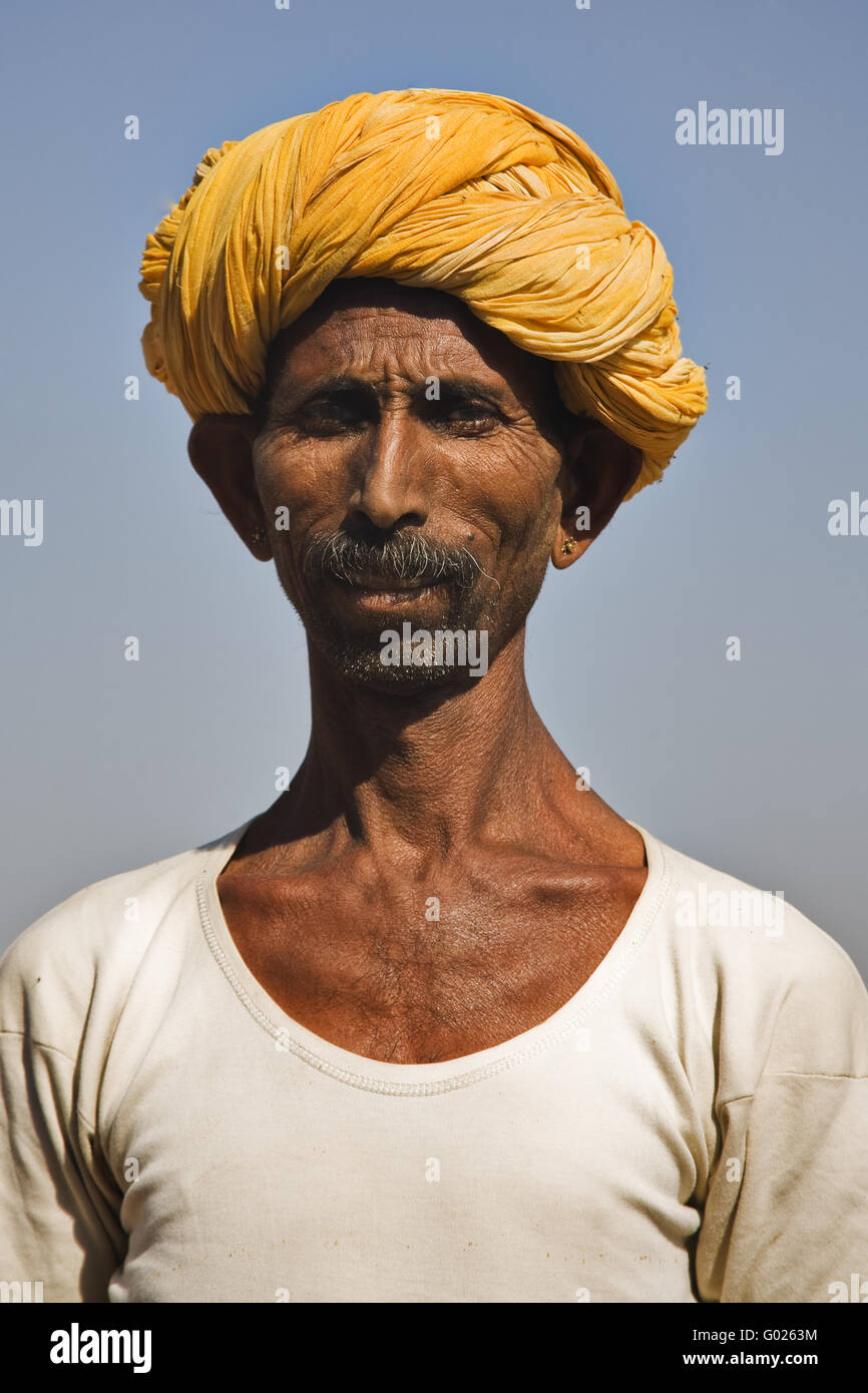 worker in North India, India, Asia Stock Photo