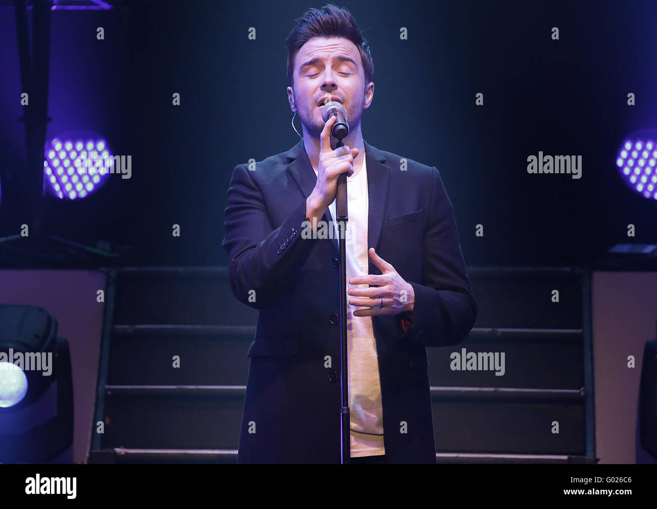Shane Filan performing at Liverpool Philharmonic Hall Featuring: Shane ...