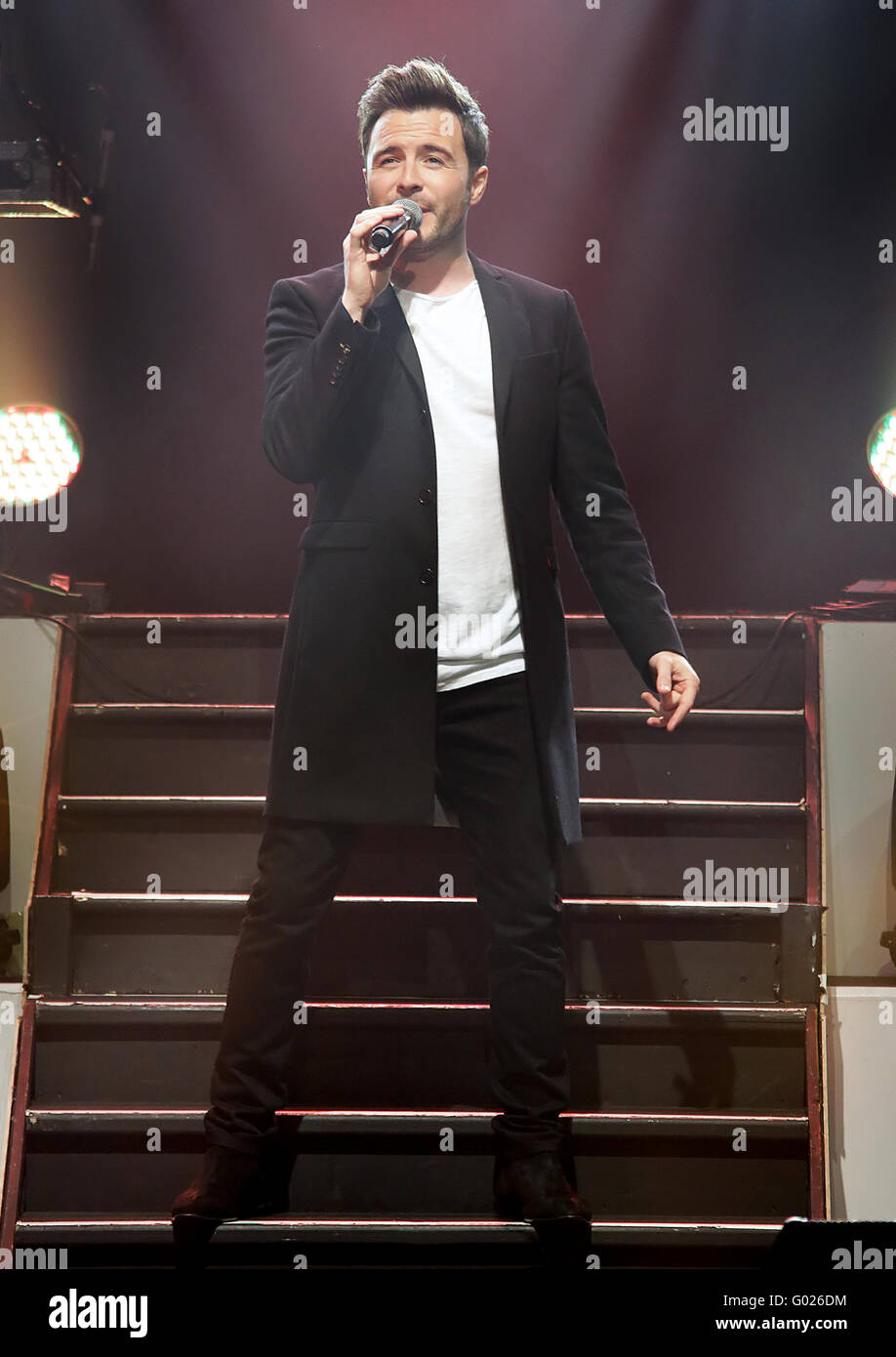 Shane Filan performing at Liverpool Philharmonic Hall Featuring: Shane ...