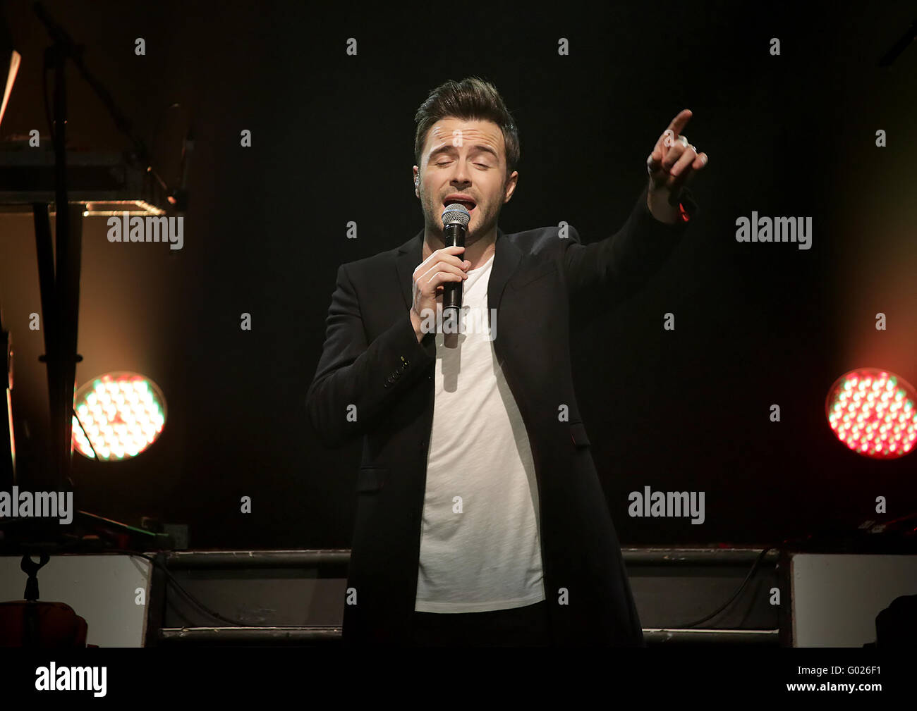 Shane Filan performing at Liverpool Philharmonic Hall Featuring: Shane ...