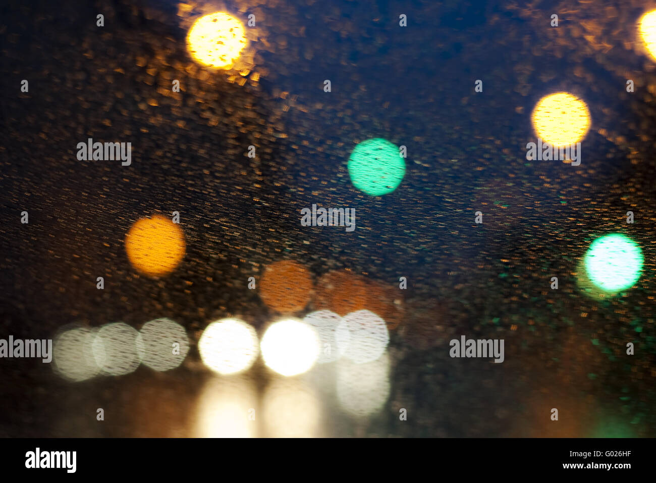 rain on the car windows Stock Photo Alamy