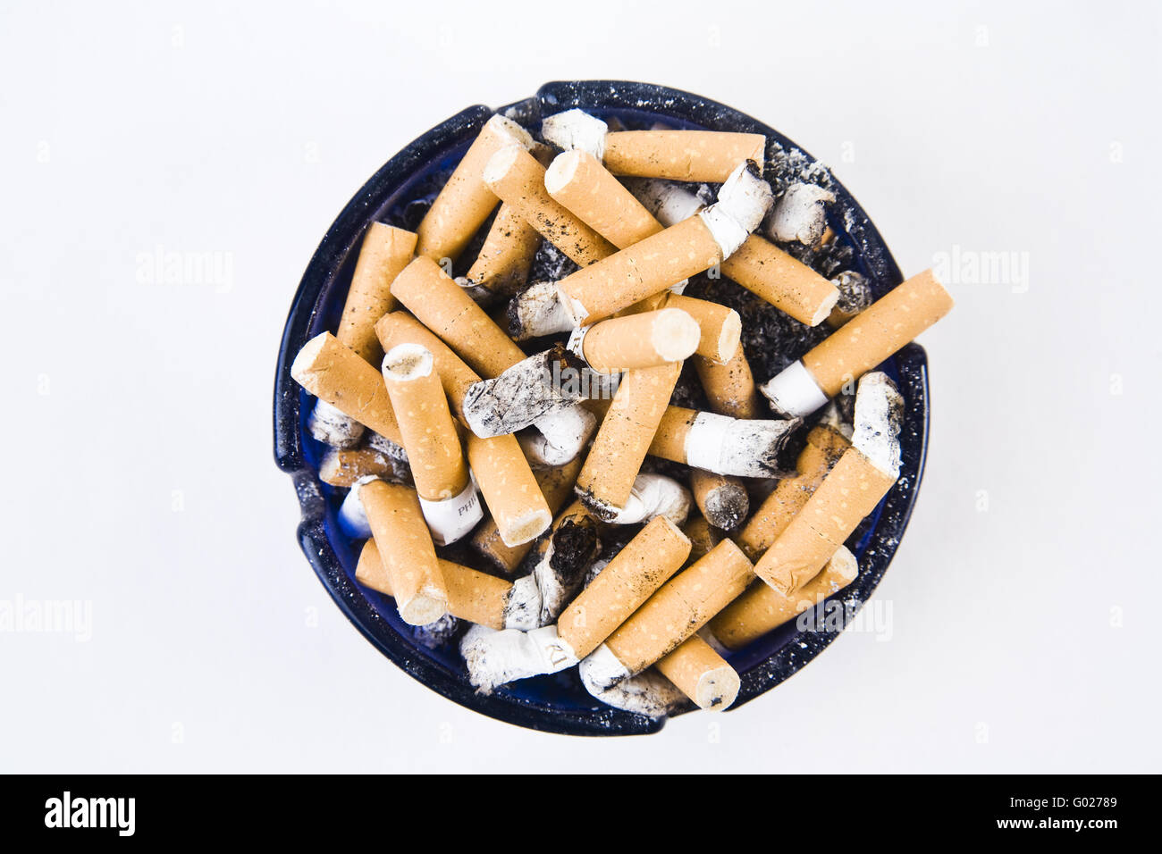 full ashtray Stock Photo