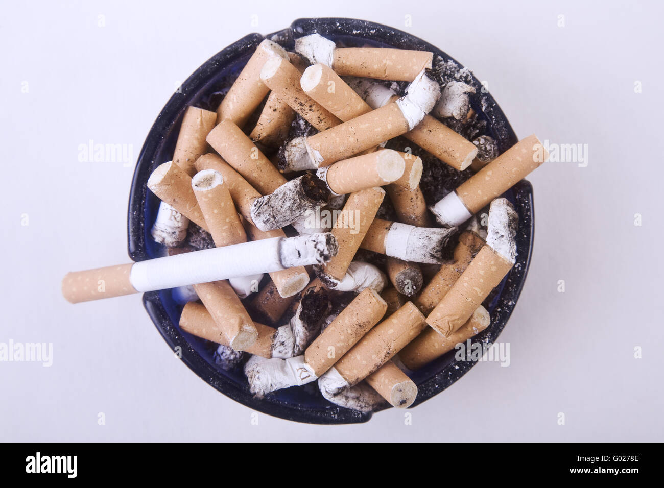 full ashtray Stock Photo