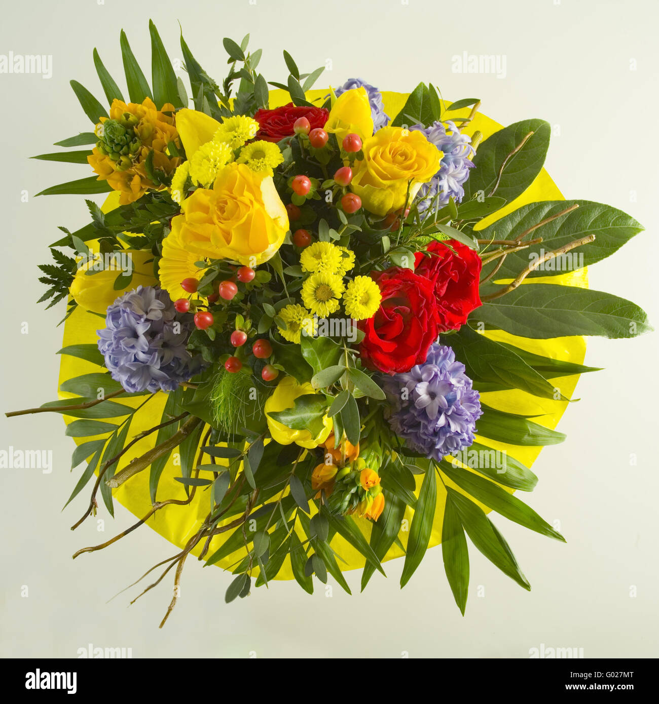 colored flower bouquet Stock Photo - Alamy