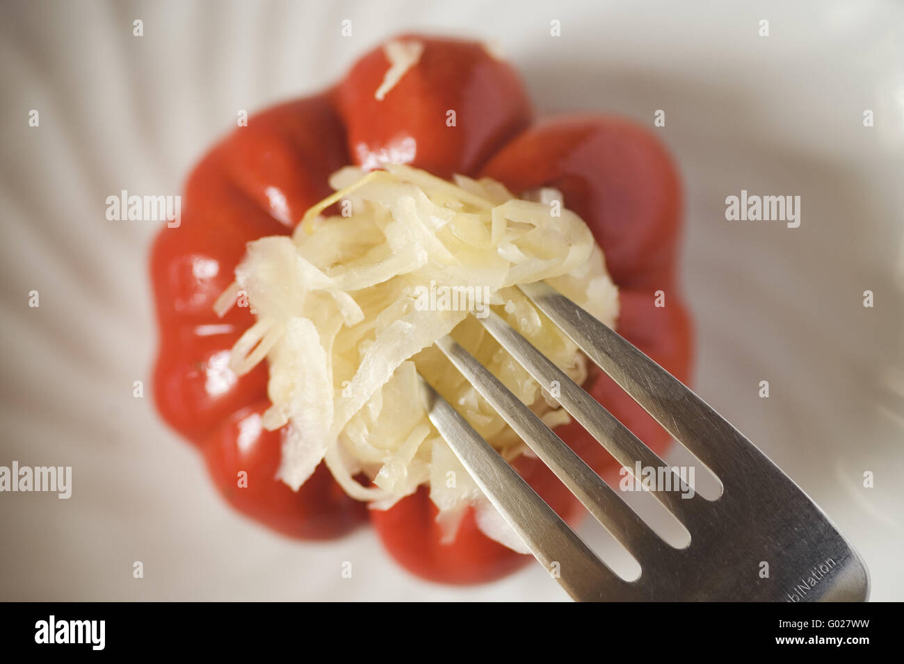 paprika with cole Stock Photo
